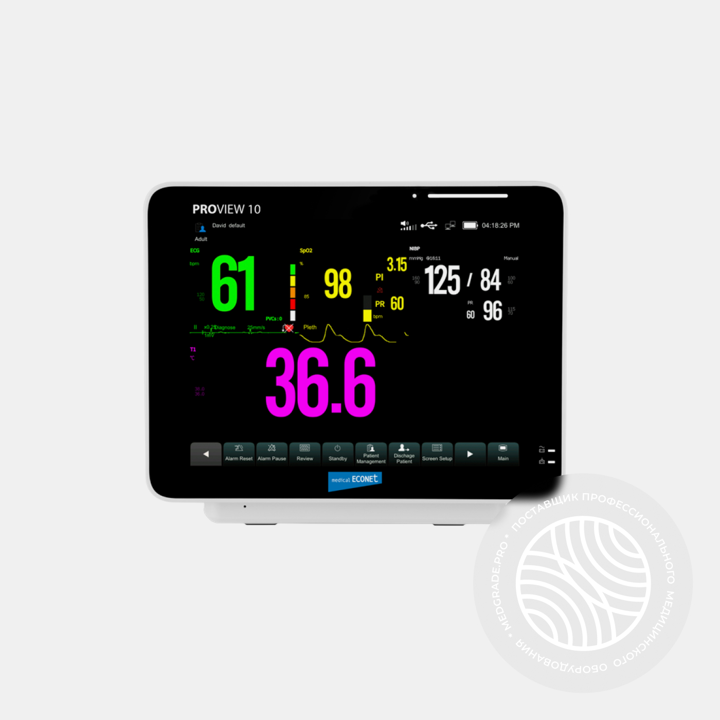Монитор пациента Medical Econet  PROVIEW 10