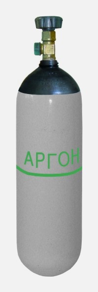 Баллон для аргона, 5 л, без газа