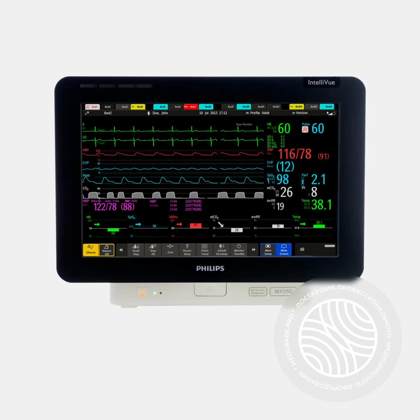 Монитор пациента Philips IntelliVue MX550